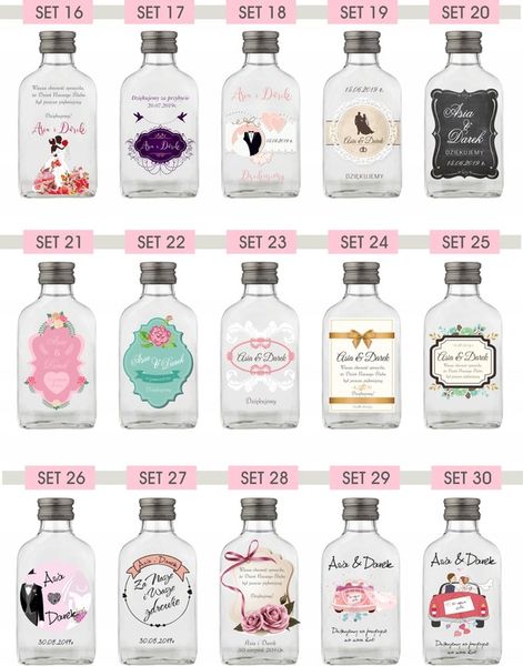 Butelka upominek na wieczór kawalerski BUTELKI Setki z nadrukiem UV napisem zdjęcie 7