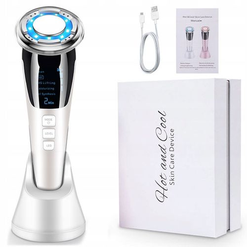 MEZOTERAPIA BEZIGŁOWA MASAŻER EMS TWARZY LIFTING 5w1 URZĄDZENIE DO MASAŻU na Arena.pl