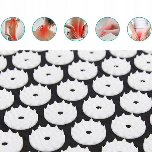 MATA DO AKUPRESURY ZDROWOTNA Z KOLCAMI POBUDZAJĄCA KRĄŻENIE MASAŻ PODUSZKA na Arena.pl