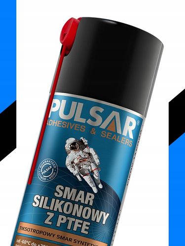 SMAR SILIKONOWY W SPRAYU Z PTFE TEFLONEM PULSAR DO USZCZELEK AGD 400 ml na Arena.pl