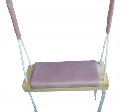 Huśtawka biel siedzisko BEŻ dom ogród TAPICEROWANA na Arena.pl