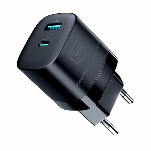 3MK Ładowarka sieciowa Hyper GaN Charger 33W Black na Arena.pl