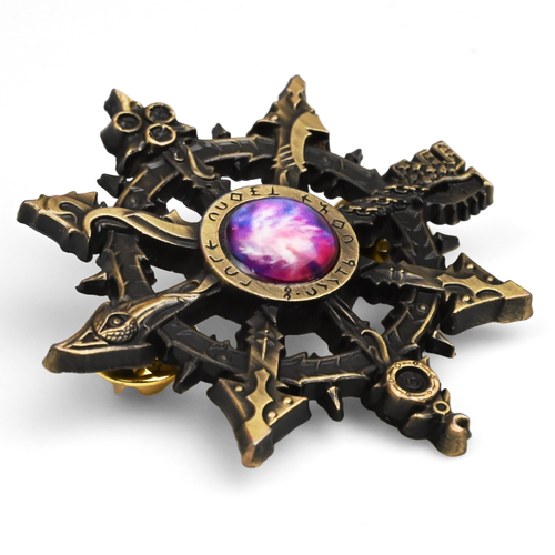 Mark Of Chaos | 5 cm | Metal | Przypinka | Warhammer 40k na Arena.pl