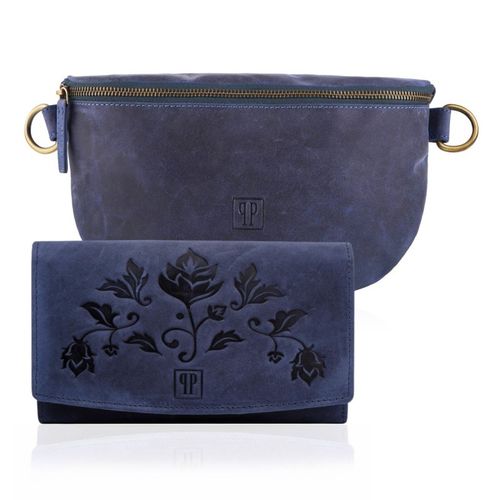 zestaw zup-55-db saszetka damska skórzana t-36-db portfel skórzany t-01-db na Arena.pl