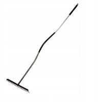 Grabie 16-zębne trzon gięty metalowe grafitowe