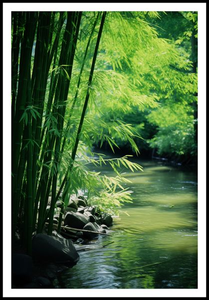 Plakat 68x101cm Spokój Bambusów zdjęcie 3