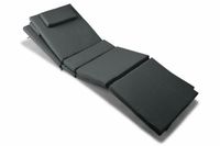 Zestaw 2x poduszek na leżaki Garth - antracyt