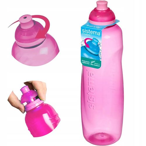 BIDON NA WODĘ BUTELKA SISTEMA HELIX 600ml DO SZKOŁY PRZEDSZKOLA NA ROWER na Arena.pl