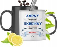 Kubek Magiczny Dla Barbera Zmieniający Kolor Z Nadrukiem Ze Zdjęciem