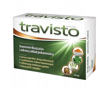 Travisto 30 tabletek trawienie tluszczów zdrowa wątroba
