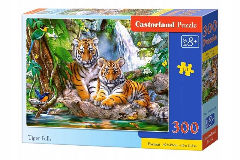 Puzzle 300 el. Tiger Falls zdjęcie 1