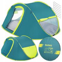Namiot Samorozkładający Automatyczny Turystyczny 4-Osobowy Kempingowy Lekki