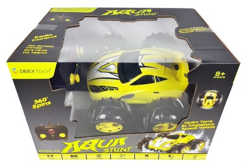AUTO SAMOCHÓD AMFIBIA STEROWANY Z PILOTEM RC AQUA STUNT na Arena.pl