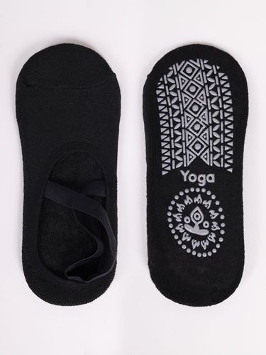 Skarpety stopki do jogi z ABS czarne i szare 2PAK 35-38 YOCLUB na Arena.pl