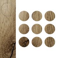 Zaślepki DĄB GRAND NATURALNY Samoprzylepna Meblowa Fi20mm 9szt ZM292