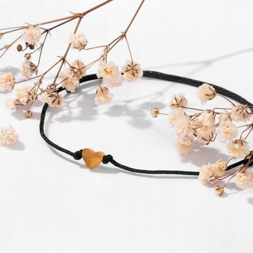 BRANSOLETKI BFF DLA 2 PRZYJACIÓŁEK ZŁOTE SERCE REGULOWANE STAL CHIRURGICZNA na Arena.pl