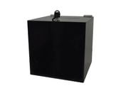 Urna skarbonka puszka skrzynkaz plexi czarnej na dokumenty 20x20x20cm