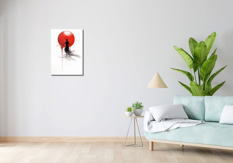 Obraz 40x60cm Samotny Samuraj zdjęcie 2