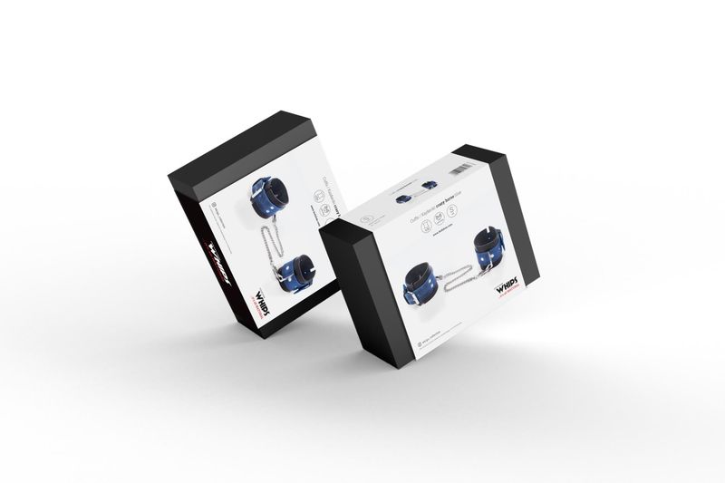 Kajdanki- Cuffs Crazy Horse Blue, Small zdjęcie 2