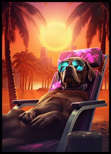 Plakat 50x70cm Lato w Stylu na Arena.pl