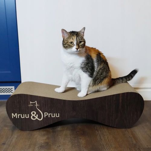 Drapak dla kota MIMI | brązowy | 70x23x24 cm | MruuPruu na Arena.pl