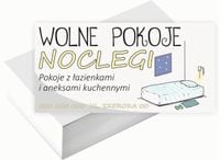 Wizytówki firmowe 100szt DUŻO WZORÓW do wyboru NOCLEGI