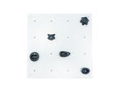 Ścianka Wspinaczkowa biała 71 x 71 cm UNDERFIT - moduł