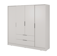 Szafa 4-Drzwiowa z Szufladami 4D2SZ 206 cm Kaszmir KALI PS - 4 Kolory