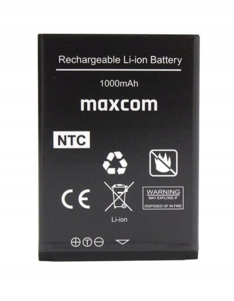 100% Oryginalna Bateria 1000mAh MAXCOM MM320 MM330 zdjęcie 1