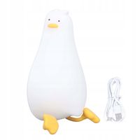 LAMPKA NOCNA KACZKA DLA DZIECI LED SILKON PREZENT