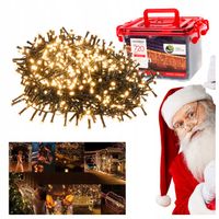 Lampki Świąteczne Zewnętrzne SOPLE Na Zewnątrz 14 m 720 LAMPEK SOLIDNE