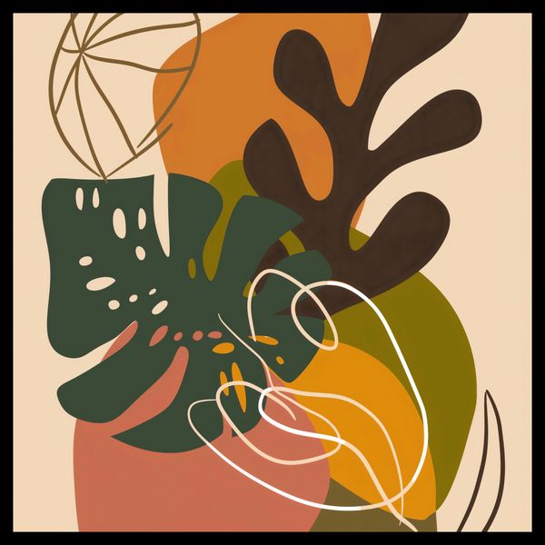 Plakat 40x40cm Leśna Kompozycja zdjęcie 2