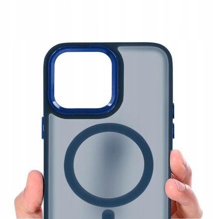 Etui Do iPhone 14 +Szkło 9H WZMACNIANE 360° Matt Case Do Magsafe zdjęcie 7
