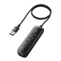 adapter 4w1 ugreen cm416 hub usb do 4x usb 0.25m (czarny)