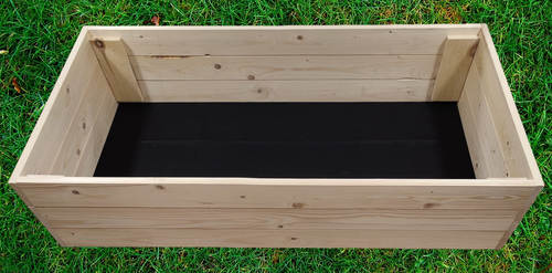 WARZYWNIAK ZIELNIK SKRZYNIA NA WARZYWA INSPEKT DREWNIANY 60x120 WYSOKI 27cm na Arena.pl