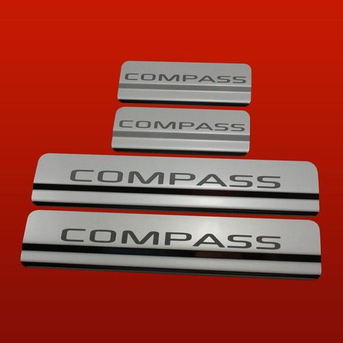 Listwa progowa JEEP COMPASS MK1 Stal nierdzewna 304 połysk 4szt na Arena.pl