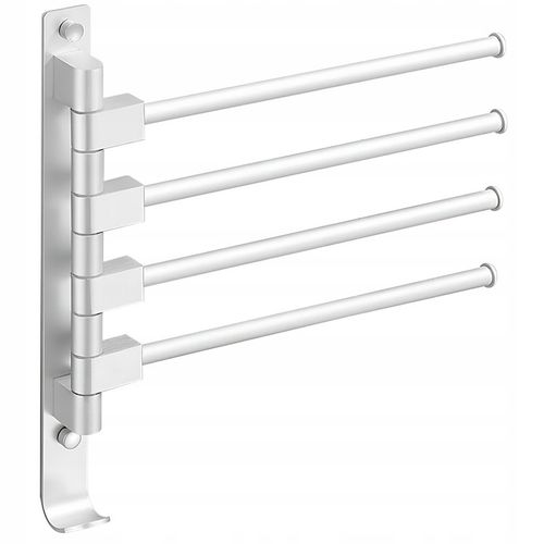 WIESZAK NA RĘCZNIKI ŁAZIENKOWY OBROTOWY ALUMINIOWY ŚCIENNY DO ŁAZIENKI na Arena.pl