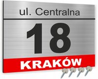 Tabliczka ADRESOWA ALUMINIOWA Tablica NUMER DOMU