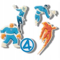 Crocs Przypinki Ozdoby Piny Charms Jibbitz Marvel Fantastic 4 5pc