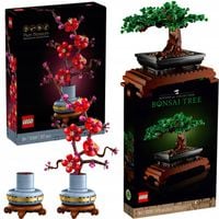 LEGO Kwiat Śliwy + Drzewko Bonsai Zestaw Japoński Kwiaty Prezent Walentynki