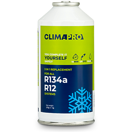 GAZ NABIJANIA KLIMATYZACJI AUT Z R134a CZYNNIK CLIMAPRO + 4w1 USZCZELNIACZ na Arena.pl