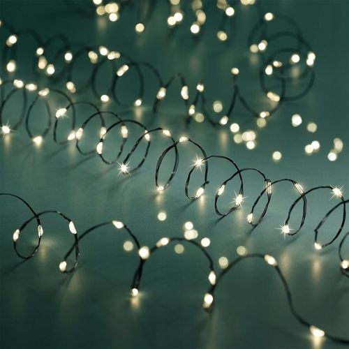 LAMPKI CHOINKOWE Świąteczne 1000 LED Ciepłe Białe 100m Drucik Szpula USB na Arena.pl