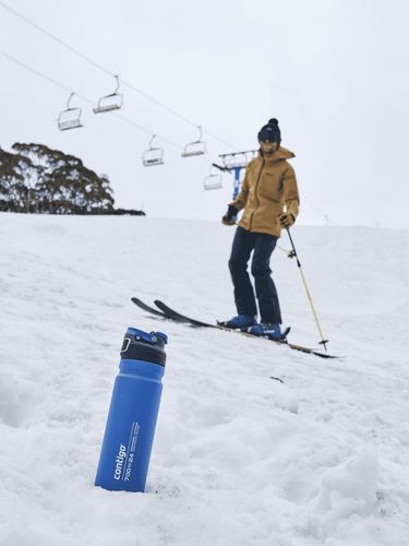 Kubek termiczny z ustnikiem Free Flow Contigo 700ml - Niebieski na Arena.pl