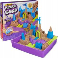 KINETIC SAND PIASEK KINETYCZNY ZAMEK PLAŻOWY + AKCESORIA NATURALNY KOLOR