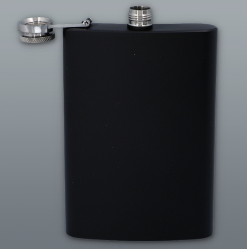 Piersiówka Gentelo 270 ml Stal Nierdzewna Czarna Matowa w Pudełku na Arena.pl