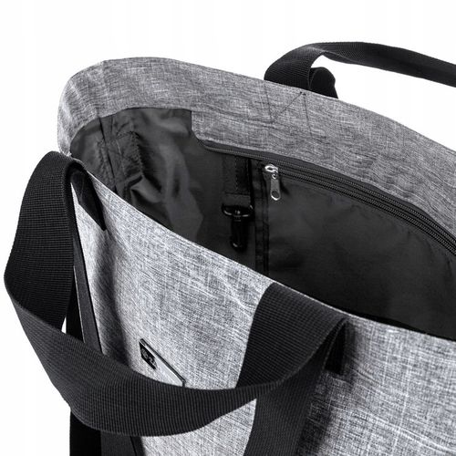 Torebka damska na zakupy pojemna szara duża torba na ramię shopper ZAGATTO na Arena.pl