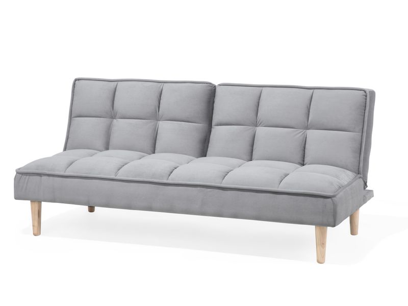 Sofa rozkładana jasnoszara SILJAN zdjęcie 3