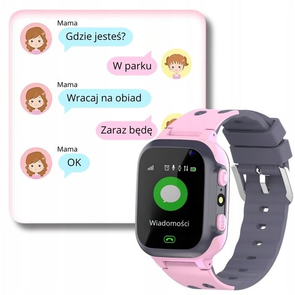 Smartwatch Zegarek Dla Dzieci SIM Aparat Telefon Gry Odtwarzacz Muzyki zdjęcie 16