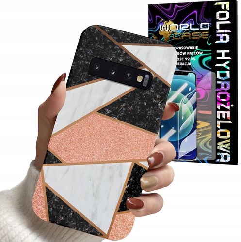 ETUI DO SAMSUNG S10 - ELEGANCKIE MODNE WZORY DLA KOBIET + FOLIA na Arena.pl