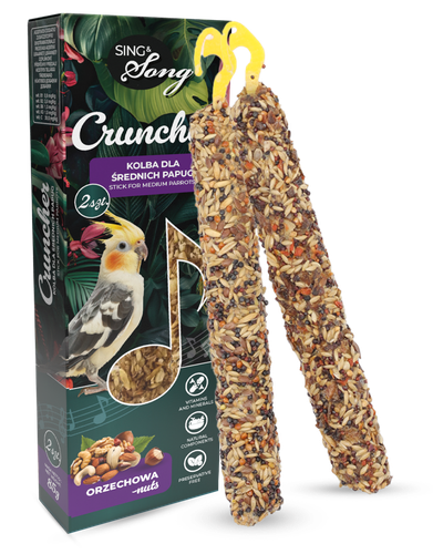 SING&SONG CRUNCHER przysmak dla średnich papug 85g orzechowy na Arena.pl